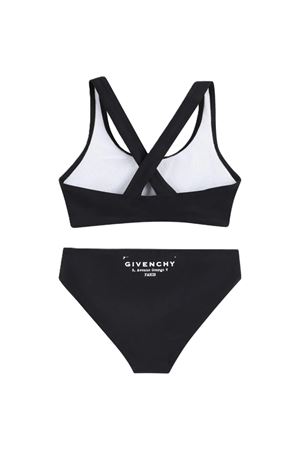 Slip e bikini nero con logo GIVENCHY KIDS | H3121809B
